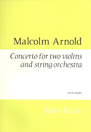 Concerto op.77 for 2 violins and&nbsp;&nbsp;string orchestra&nbsp;&nbsp;study score
