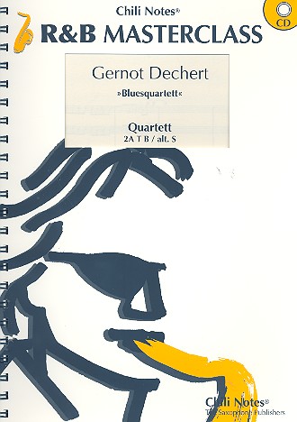 Bluesquartett (+CD)&nbsp;&nbsp;for 4 saxophones (AATB)&nbsp;&nbsp;score and parts