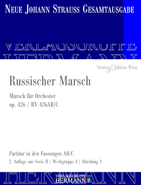 Russischer Marsch op.426 RV426AB/C (3 Fassungen)&nbsp;&nbsp;für Orchester&nbsp;&nbsp;Partitur