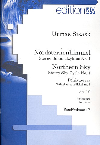 Nordsternenhimmel op.10 Band 4&nbsp;&nbsp;für Klavier&nbsp;&nbsp;Sternenhimmelzyklus Nr.1