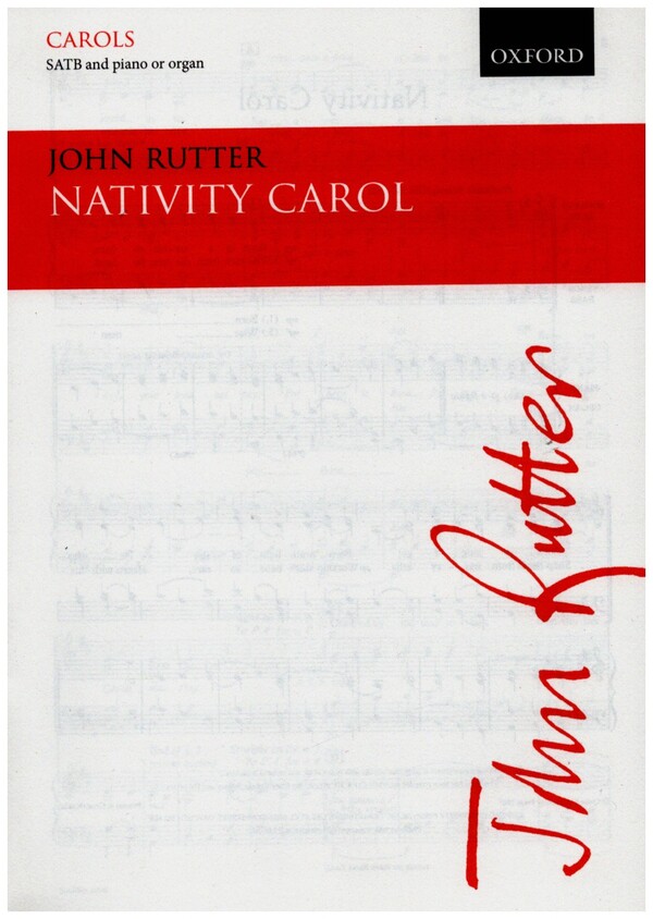Nativity Carol  for mixed chorus and piano (organ)  score