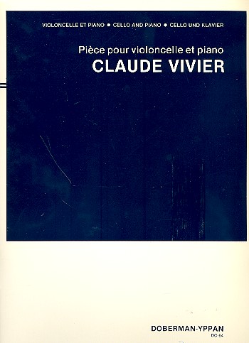 Pièce pour violoncello et piano&nbsp;&nbsp;für Violoncello und Klavier&nbsp;&nbsp;
