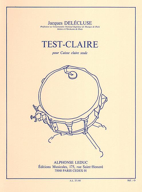 Test-Claire pour caisse claire    
