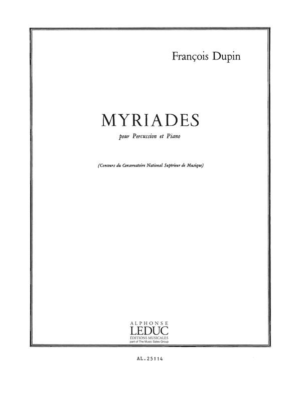 Myriades für Percussion und Klavier