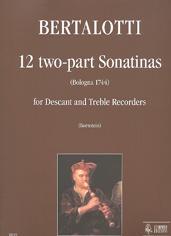 12 Sonatinen für 2 Blockflöten (SA)  Partitur  