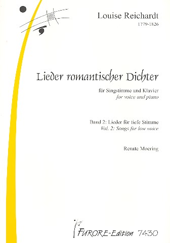 Lieder romantischer Dichter Band 2  für tiefe Singstimme und Klavier  