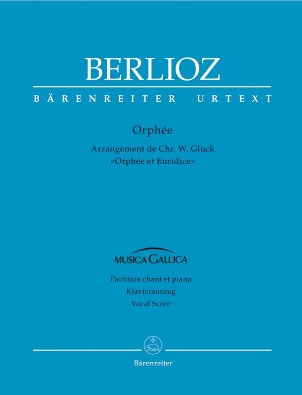 Orphée in der Bearbeitung von&nbsp;&nbsp;Hector Berlioz&nbsp;&nbsp;Klavierauszug (fr/dt)