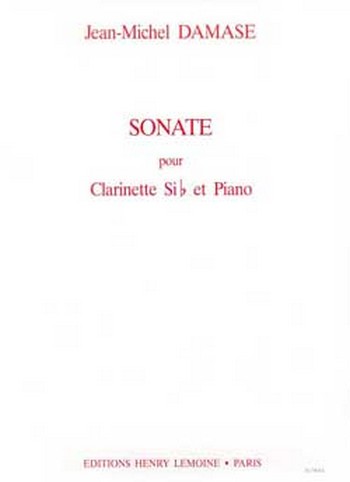 Sonate pour clarinette et piano&nbsp;&nbsp;&nbsp;&nbsp;