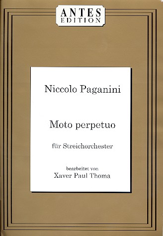 Perpetuum mobile für&nbsp;&nbsp;Streichorchester&nbsp;&nbsp;Partitur