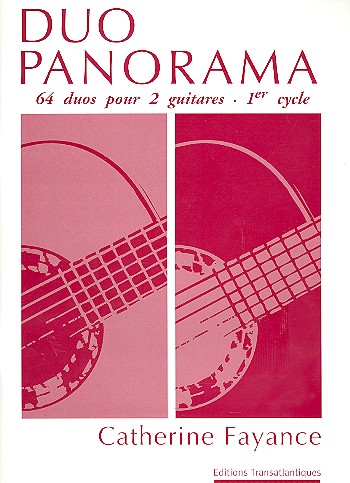 Duo Panorama vol.1 pour&nbsp;&nbsp;2 guitares&nbsp;&nbsp;partition