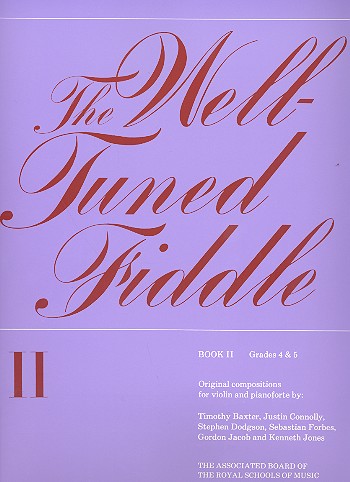 The Well-tuned Fiddle vol.2&nbsp;&nbsp;for violin and piano&nbsp;&nbsp;