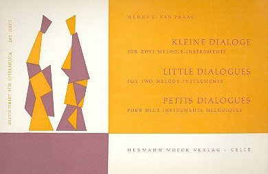 Kleine Dialoge für 2 Melodieinstrumente  Spielpartitur  