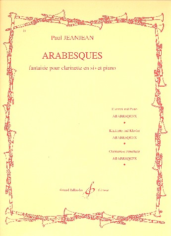 Arabesques pour clarinette et piano    