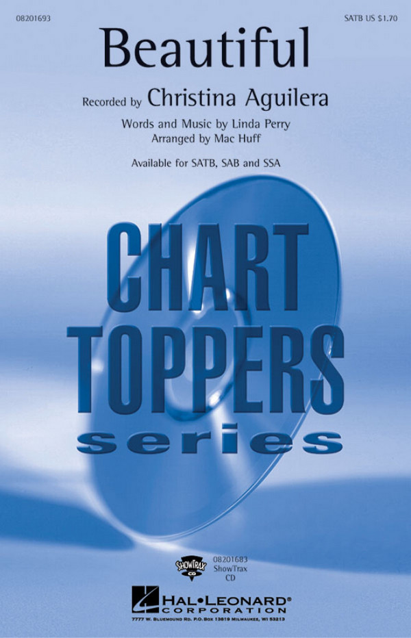 Beautiful for mixed chorus&nbsp;&nbsp;and piano&nbsp;&nbsp;score