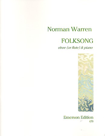 Folksong for oboe (flute) and piano&nbsp;&nbsp;&nbsp;&nbsp;