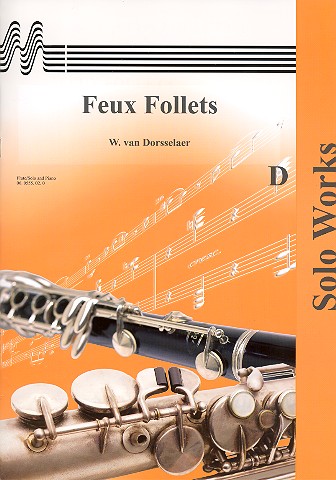 Feux Follets for flute (violin,  clarinet, alto sax) and piano  
