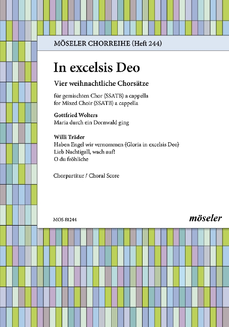 In excelsis Deo&nbsp;&nbsp;für gem Chor (SSATB) a cappella&nbsp;&nbsp;Partitur