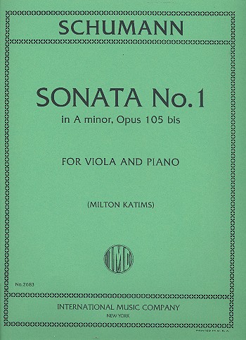Sonate a-Moll op.105 bis&nbsp;&nbsp;für Viola und Klavier&nbsp;&nbsp;