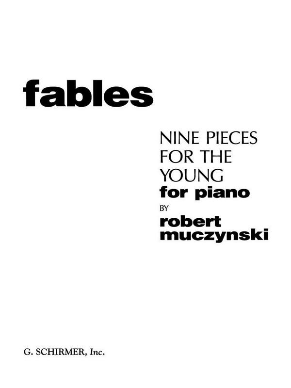 Fables 9 pieces for the Young  for piano  