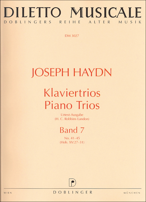 Klaviertrios Band 7 (Nr.41-45)&nbsp;&nbsp;Violoncello und Klavier&nbsp;&nbsp;Stimmen