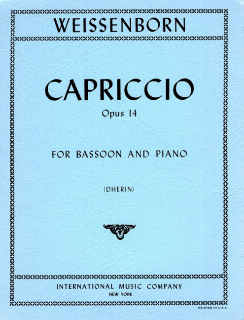 Capriccio op.14  for bassoon and piano  
