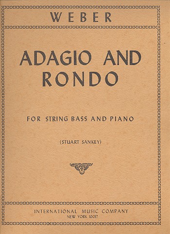 Adagio und Rondo  für Kontrabass und Klavier  