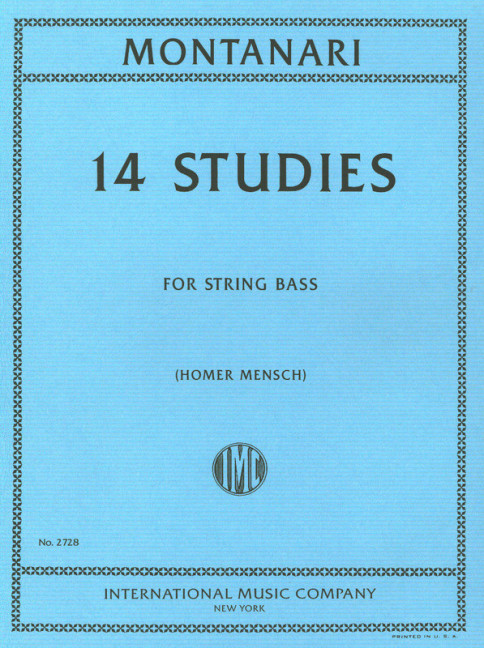 14 Studies&nbsp;&nbsp;for string bass&nbsp;&nbsp;