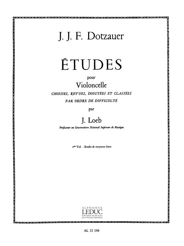 Études vol.2  pour violoncelle  