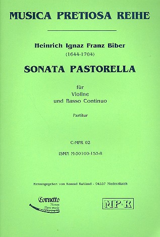 Sonata pastorella&nbsp;&nbsp;für Violine und Bc&nbsp;&nbsp;