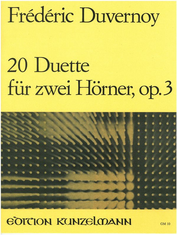 20 Duette op.3  für 2 Hörner  