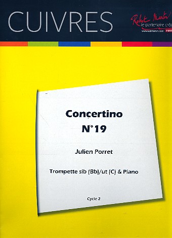 Concertino no.19&nbsp;&nbsp;pour trompette et piano&nbsp;&nbsp;