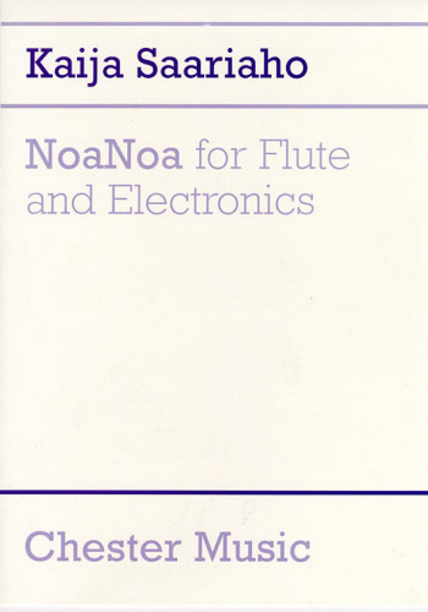 NoaNoa for flute and&nbsp;&nbsp;Electronics&nbsp;&nbsp;