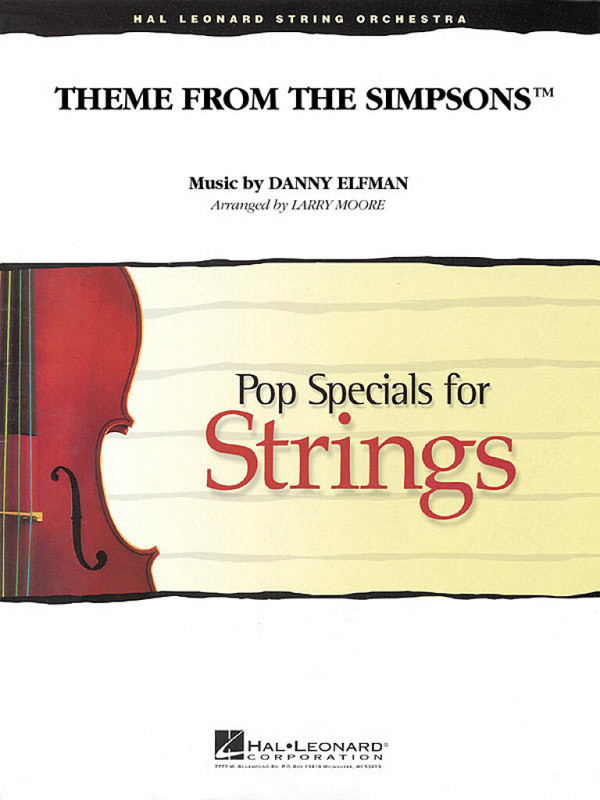 Theme from the Simpsons&nbsp;&nbsp;for string orchestra&nbsp;&nbsp;score and parts