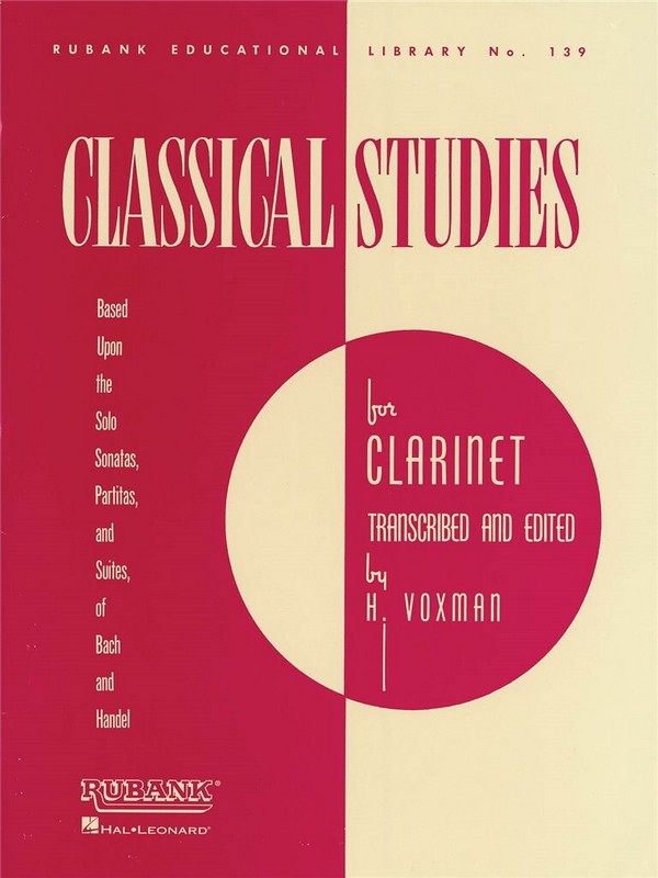 Classical Studies for clarinet    