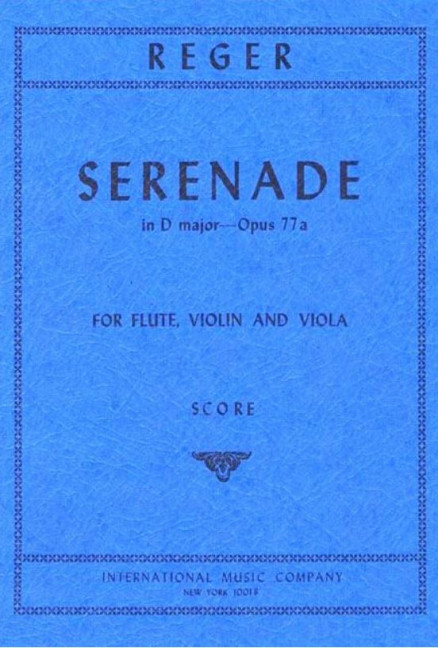 Serenade D-Dur op.77a&nbsp;&nbsp;für Flöte, Violine und Viola&nbsp;&nbsp;Studienpartitur