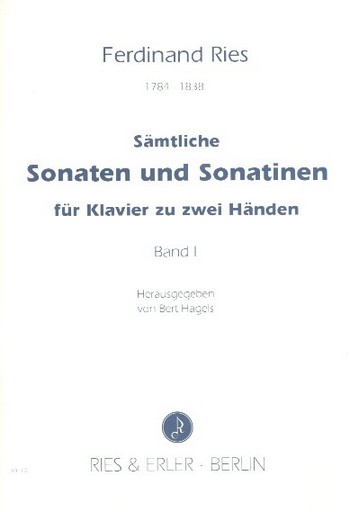 Sämtliche Sonaten und Sonatinen Band 1  für Klavier  