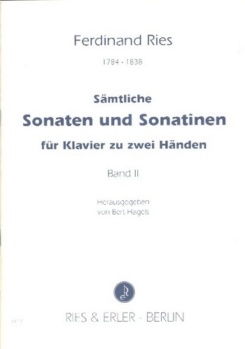 Sämtliche Sonaten und Sonatinen Band 2  für Klavier  