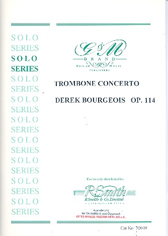 Trombone Concerto op.114  for trombone C (B) and piano  score and parts
