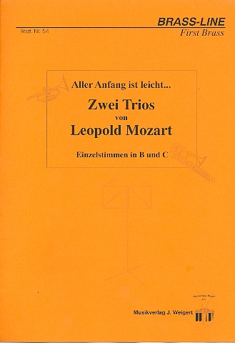 2 Trios für 3 Trompeten  Partitur und Stimmen  