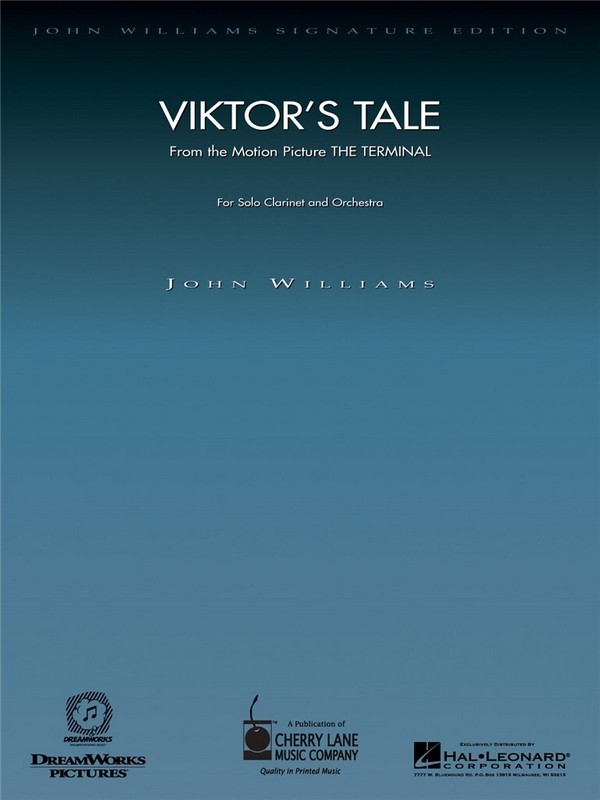 Viktor's Tale for solo clarinet with&nbsp;&nbsp;piano reduction&nbsp;&nbsp;from the motion picture The Terminal