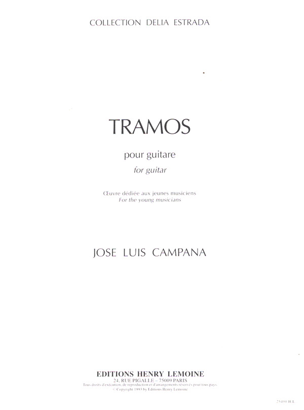 Tramos&nbsp;&nbsp;für Gitarre&nbsp;&nbsp;