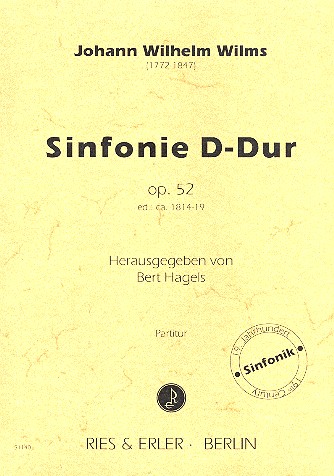 Sinfonie D-Dur op.52  für Orchester  Partitur