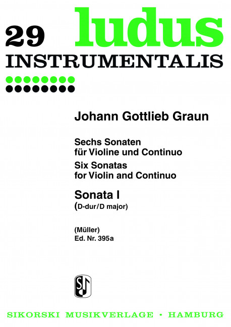 Sonate D-Dur Nr.1&nbsp;&nbsp;für Violine und Bc&nbsp;&nbsp;