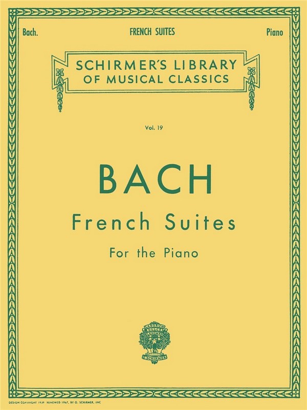 French Suites&nbsp;&nbsp;for piano&nbsp;&nbsp;