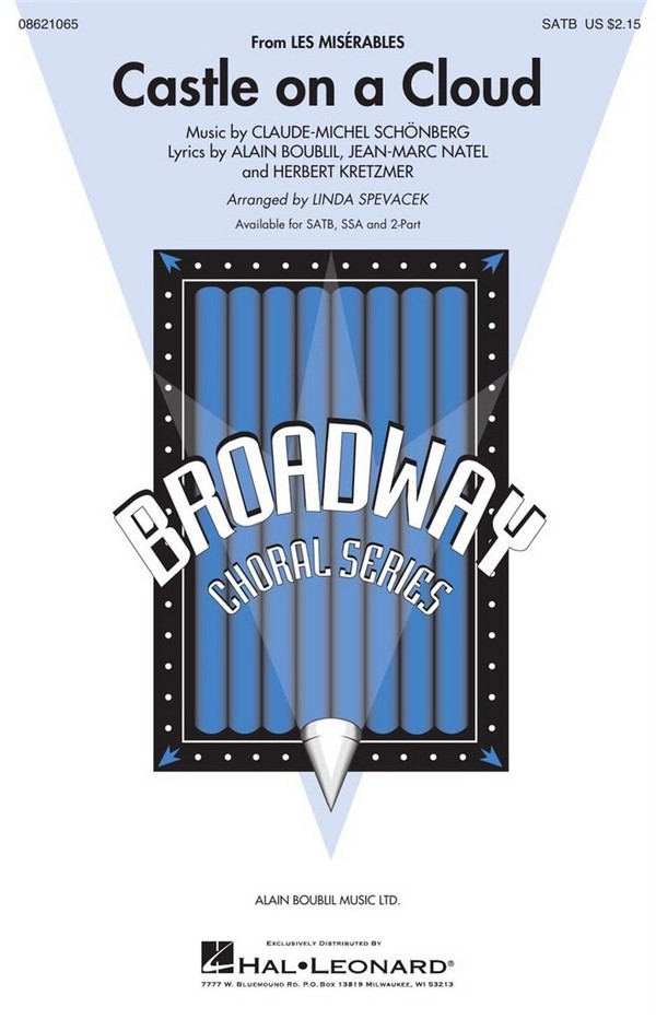 Castle on a Cloud for mixed chorus  a cappella,  score  Spevacek, Linda, Arr.
