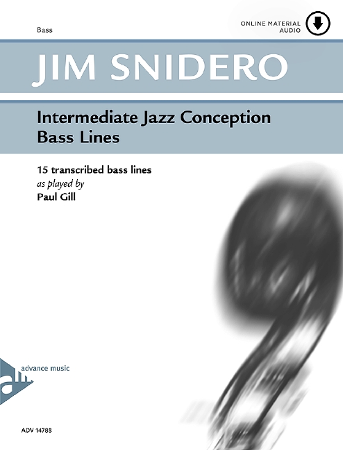 Intermediate Jazz Conception Bass Lines (+Online Audio)&nbsp;&nbsp;für Kontrabass&nbsp;&nbsp;