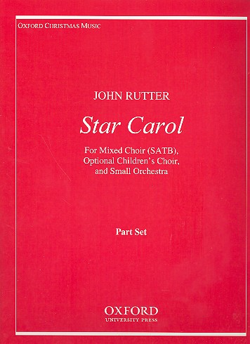 Star Carol  for mixed chorus, optional children's chorus and small orchestra  set of parts