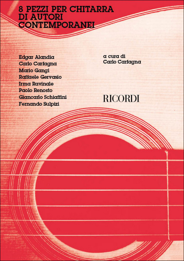 8 pezzi di autori contemporanei vol.1&nbsp;&nbsp;per chitarra&nbsp;&nbsp;