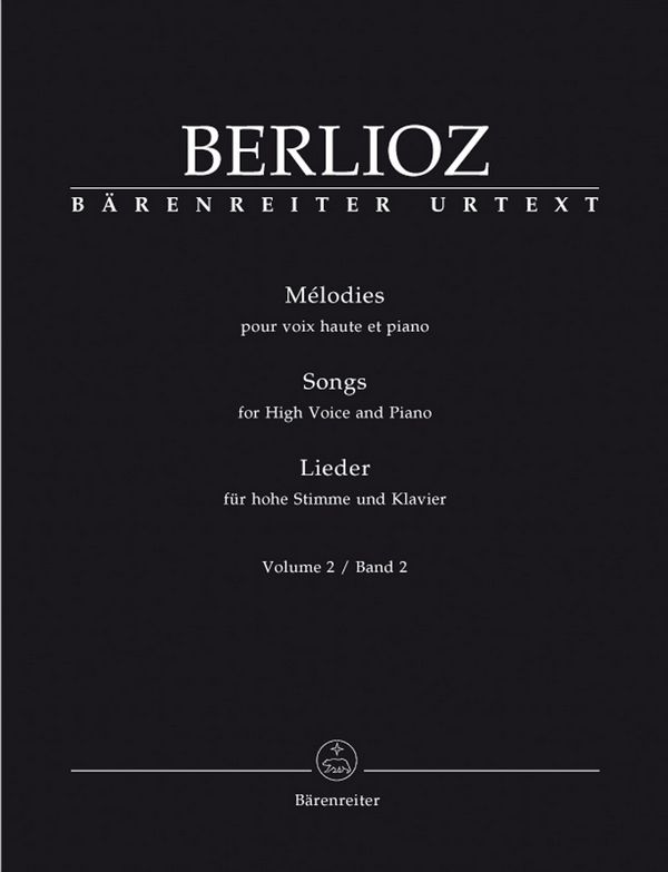 Lieder Band 2 für hohe Stimme&nbsp;&nbsp;und Klavier (frz/en/dt)&nbsp;&nbsp;