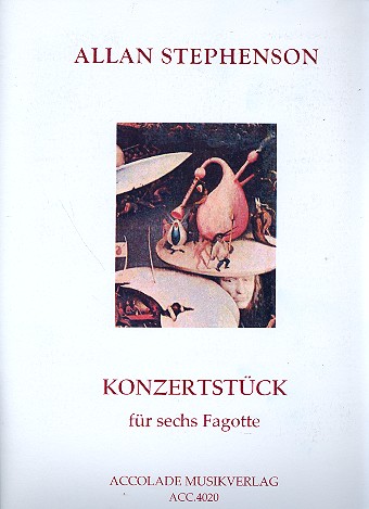 Konzertstück (1987)  für 6 Fagotte  Partitur und Stimmen